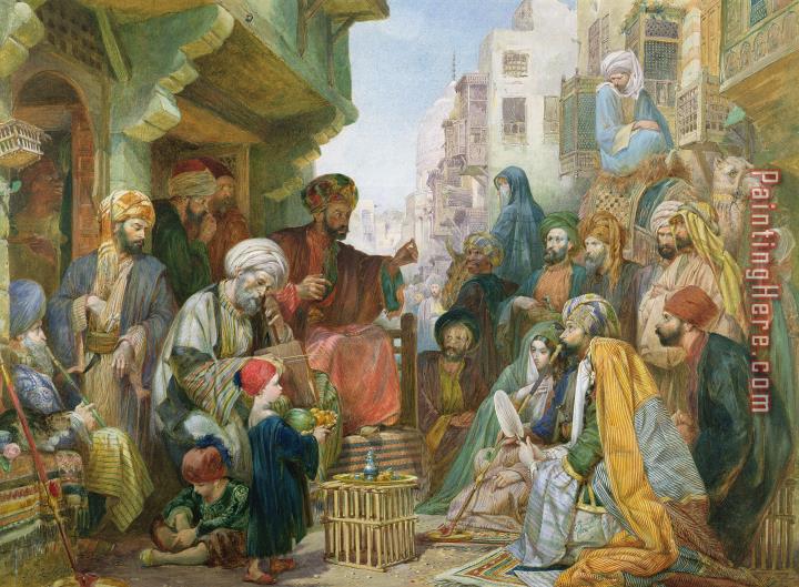 John Frederick Lewis A Street In Cairo